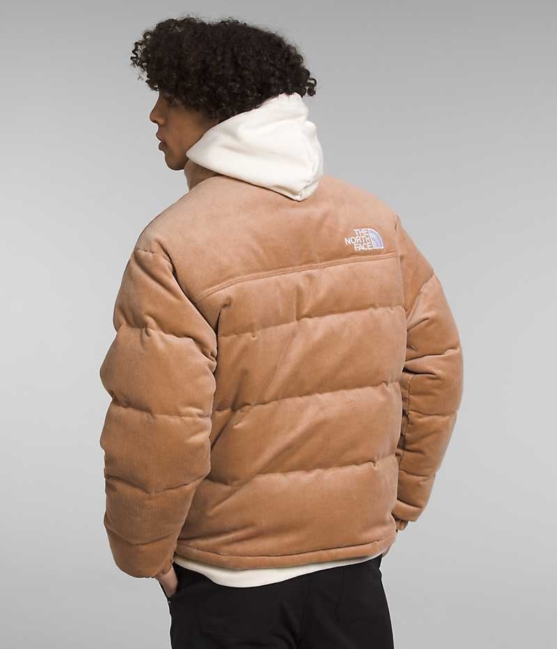 Khaki Men's The North Face ’92 Reversible Nuptse Puffer Jacket | IRELAND DWSR