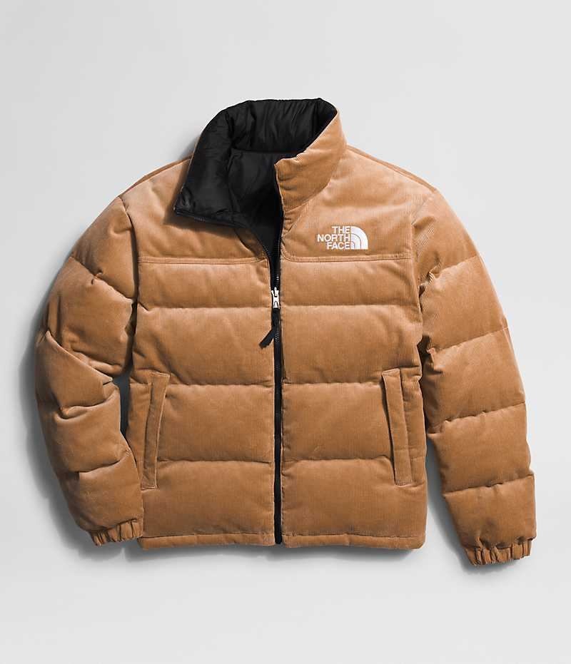 Khaki Men's The North Face ’92 Reversible Nuptse Puffer Jacket | IRELAND DWSR