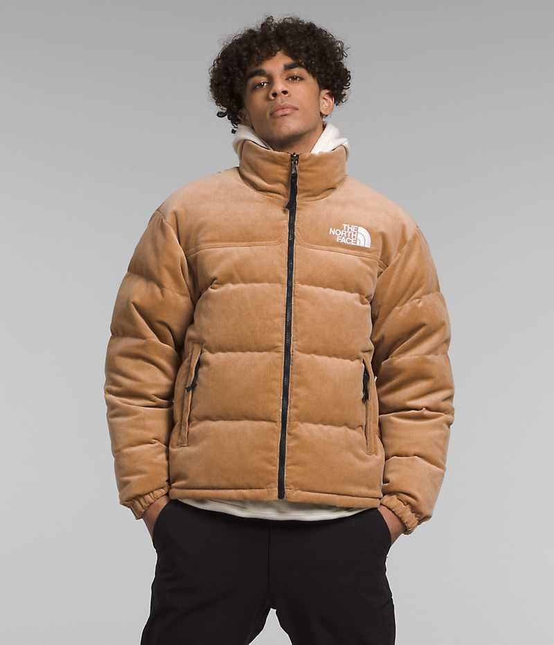 Khaki Men\'s The North Face ’92 Reversible Nuptse Puffer Jacket | IRELAND DWSR