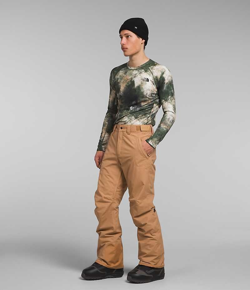 Khaki Men's The North Face Freedom Insulated Pants | DUBLIN GUJI