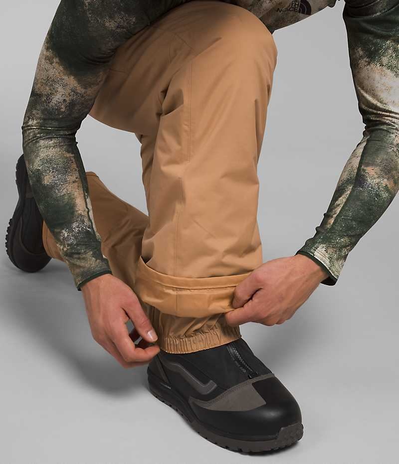 Khaki Men's The North Face Freedom Insulated Pants | DUBLIN GUJI