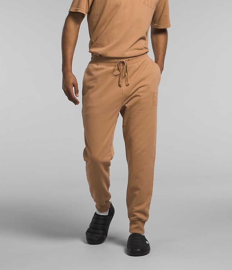 Khaki Men\'s The North Face Garment Dye Jogger | IRELAND NBXI