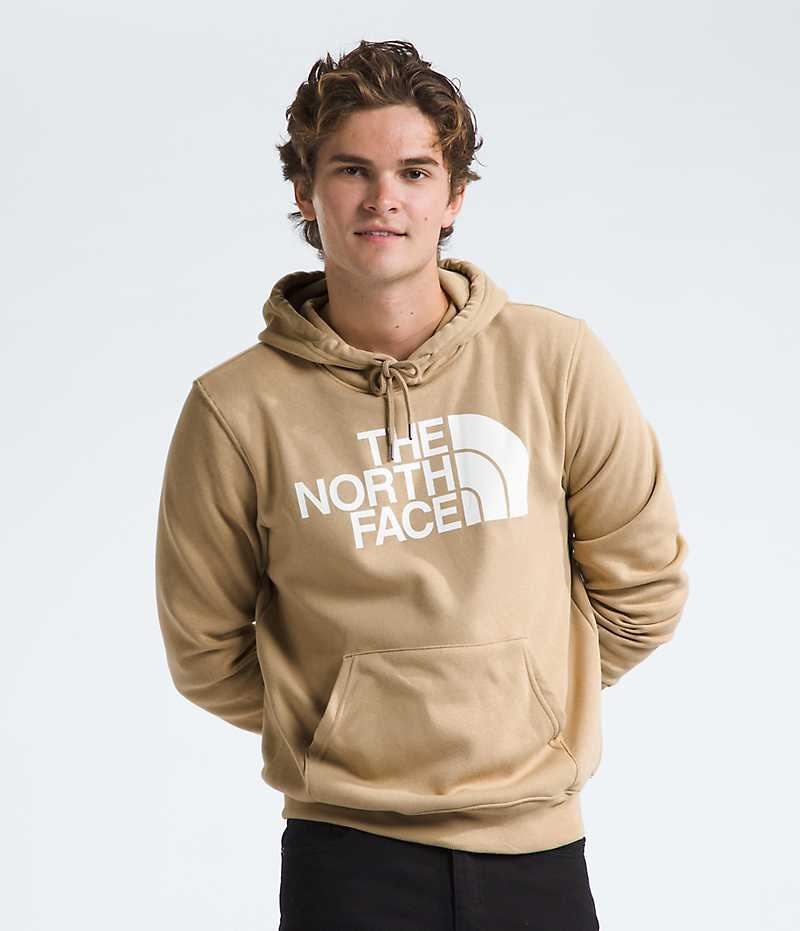 Khaki Men\'s The North Face Half Dome Pullover Hoodie | IRELAND AVIG