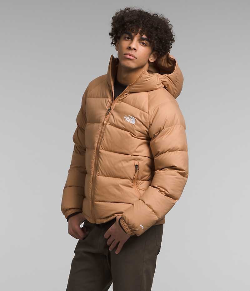 Khaki Men's The North Face Hydrenalite™ Hoodie Puffer Jacket | IRELAND UHFQ