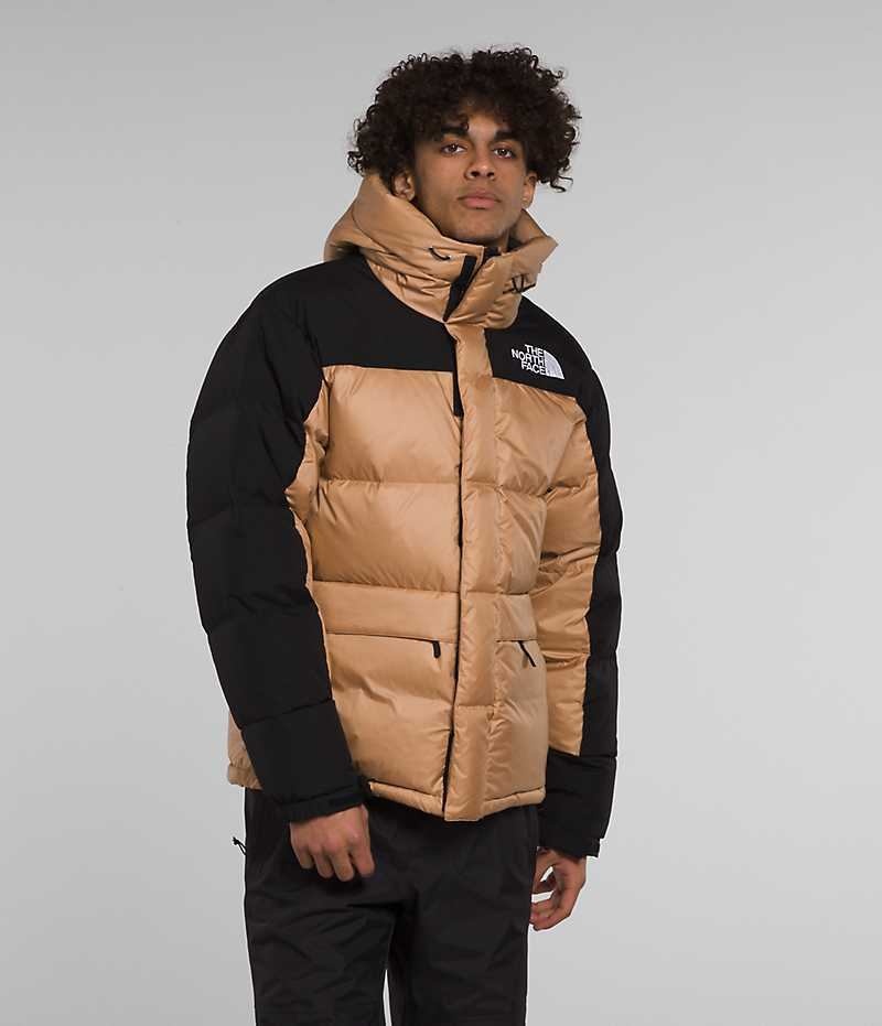 Khaki / Black Men\'s The North Face HMLYN Down Coat | IRELAND DGAN