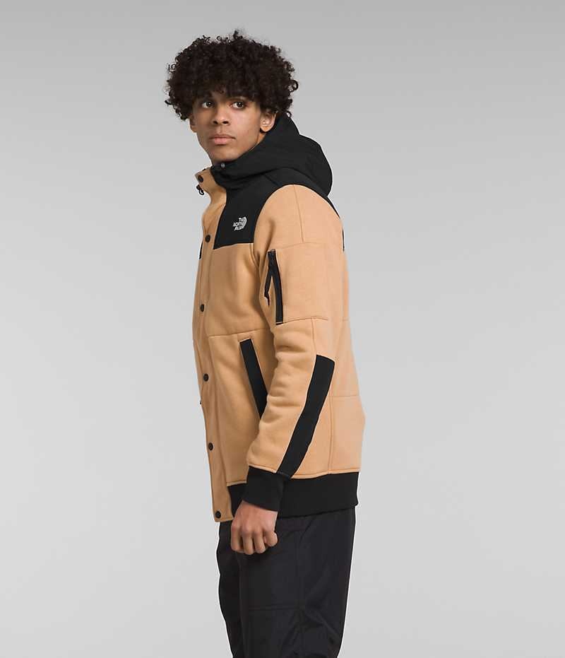 Khaki / Black Men's The North Face Highrail Fleece Jacket | IRELAND JYMF