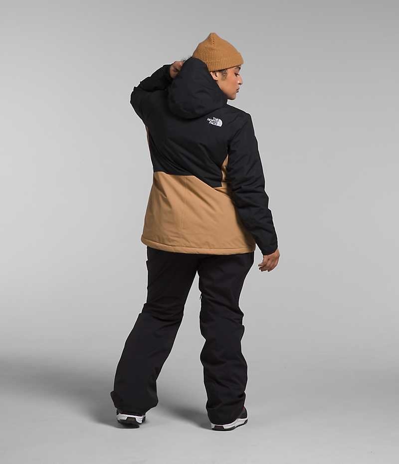 Khaki / Black Women's The North Face Plus Freedom Insulated Jacket | DUBLIN FLWH