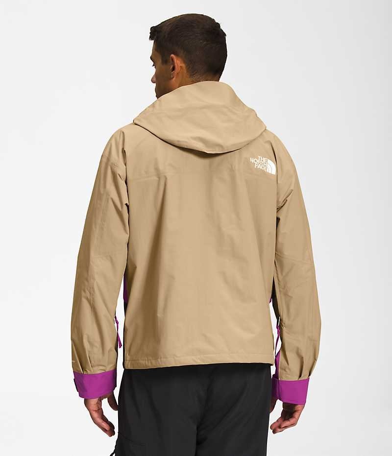 Khaki / Purple / Black Men's The North Face 86 Retro Mountain Rain Jacket | DUBLIN VPSE