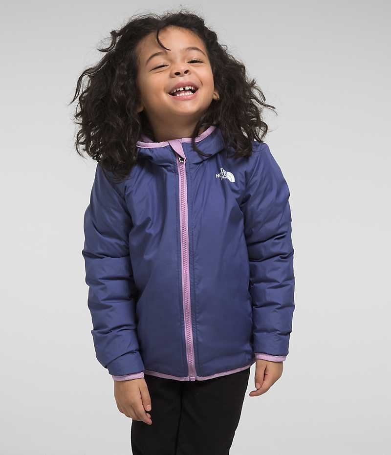 Lavender Girls'' The North Face Reversible ThermoBall™ Hooded Puffer Jacket | IRELAND HTWI