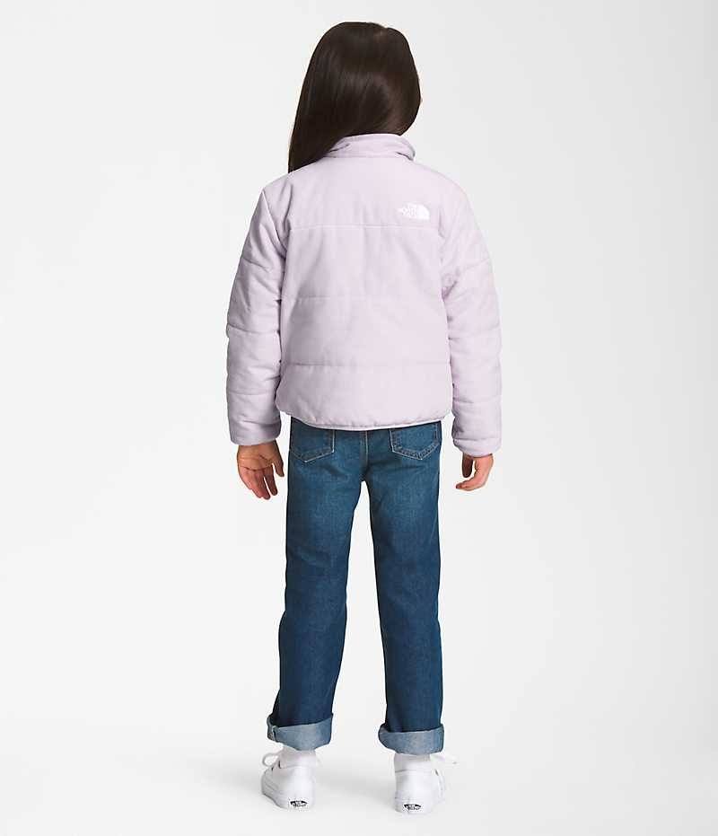 Lavender Girls'' The North Face Reversible Mossbud Fleece Jacket | IRELAND GWXO