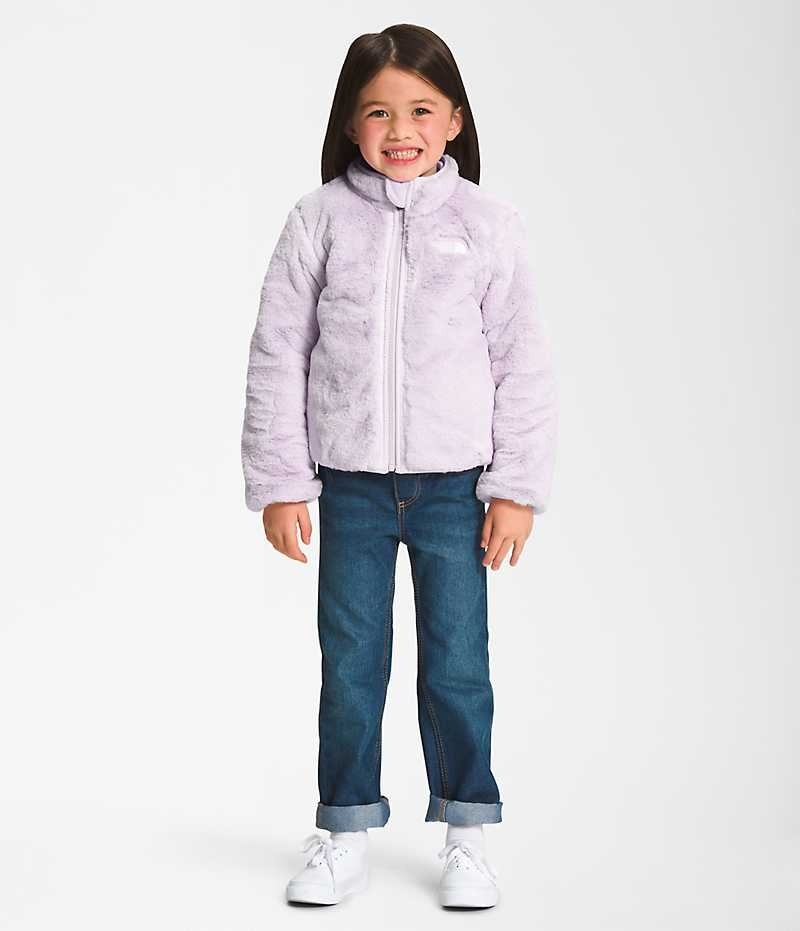 Lavender Girls'' The North Face Reversible Mossbud Fleece Jacket | IRELAND GWXO