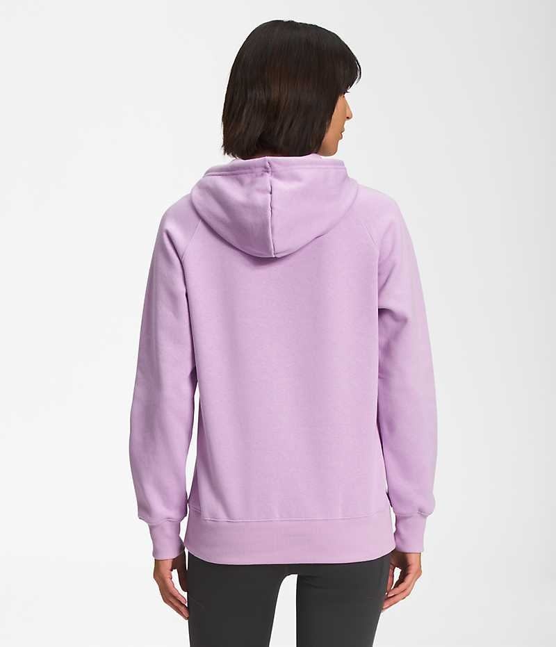 Lavender Women's The North Face Half Dome Pullover Hoodie | DUBLIN TSBQ