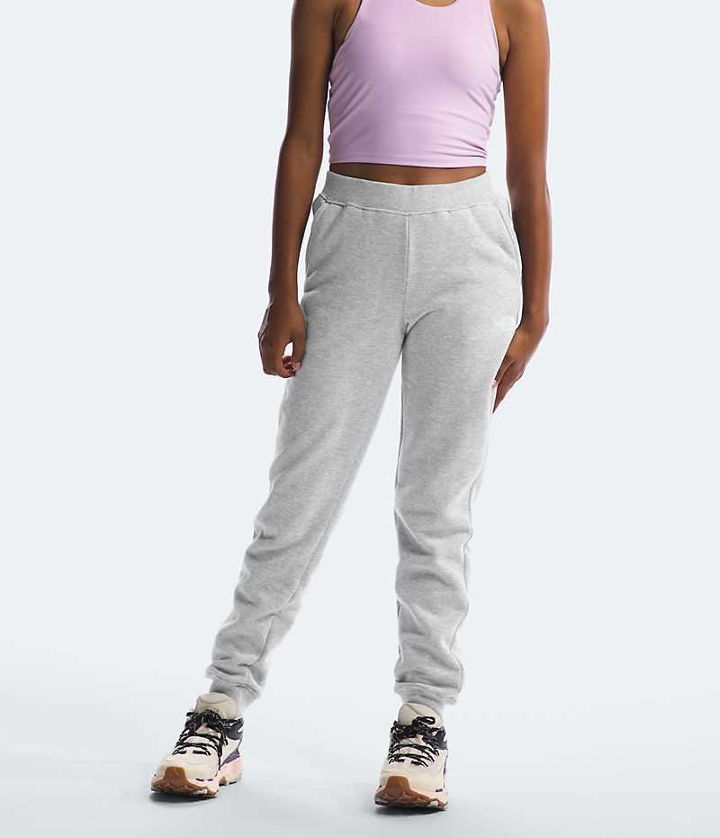 Light Grey Girls\'\' The North Face Camp Fleece Jogger | DUBLIN RTMN