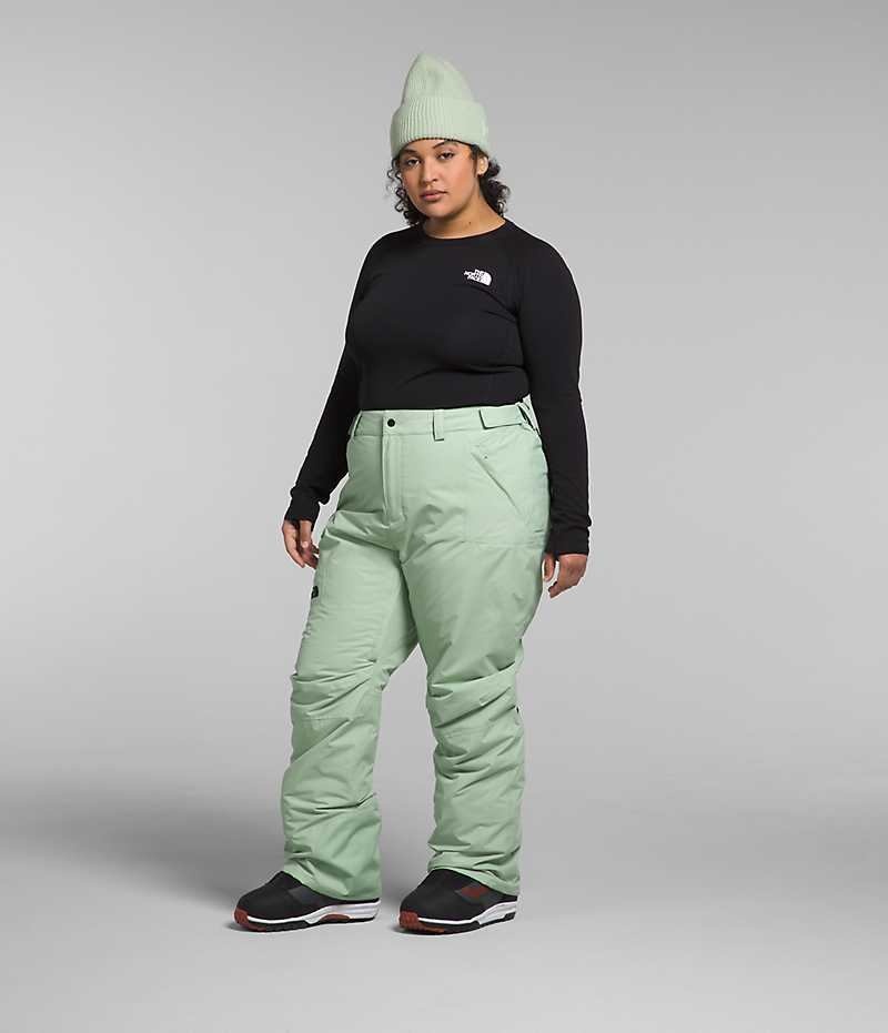 Mint Women's The North Face Plus Freedom Insulated Pants | DUBLIN TDMR