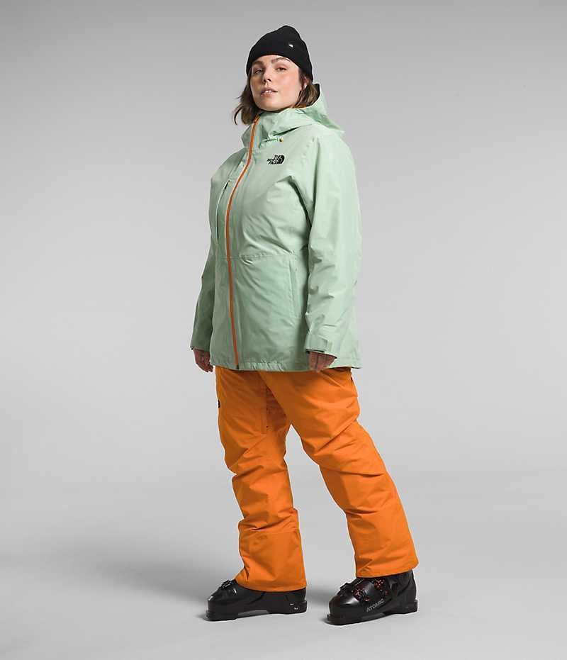 Mint Women's The North Face Plus ThermoBall™ Eco Snow Triclimate® Insulated Jacket | IRELAND TZOB