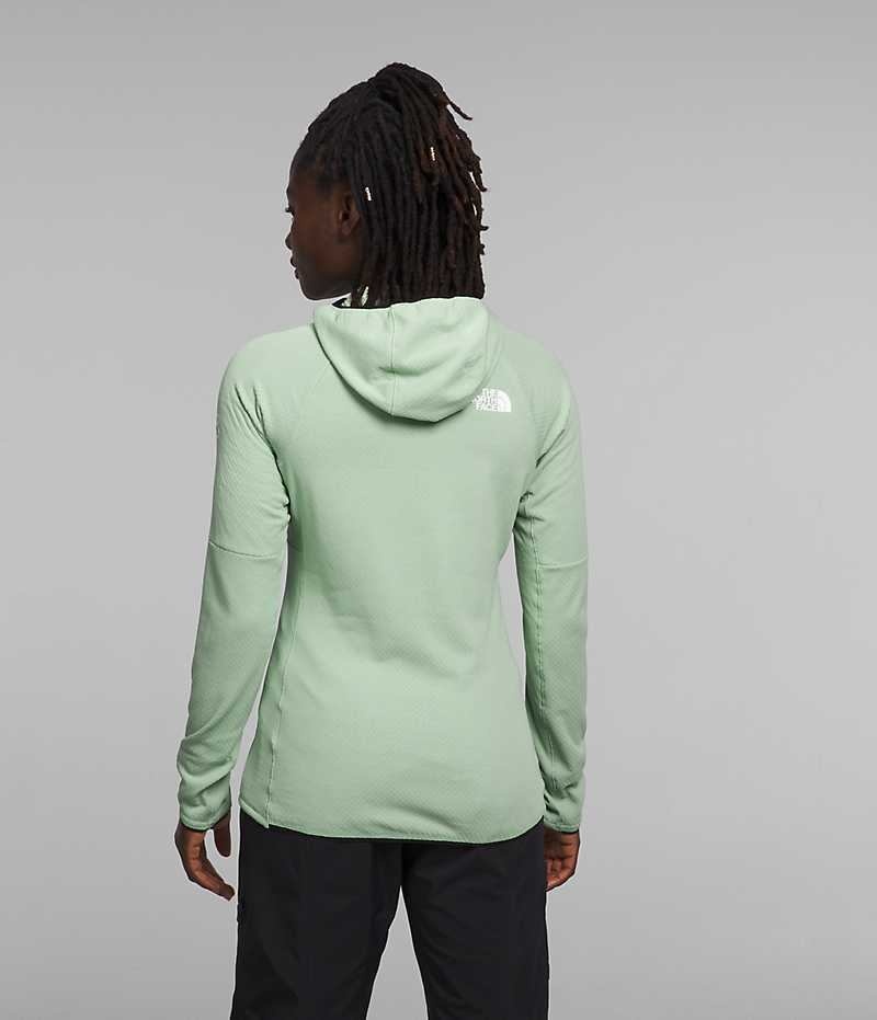 Mint Women's The North Face Summit Series FUTUREFLEECE™ Full-Zip Hoodie Fleece Jacket | IRELAND IMTW