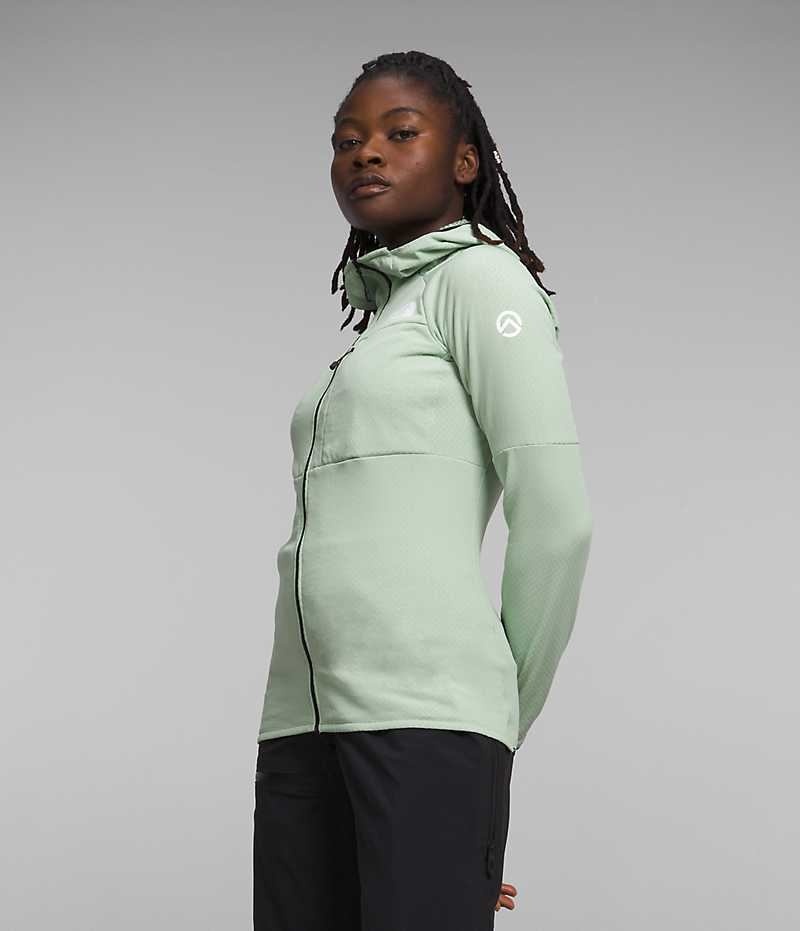 Mint Women's The North Face Summit Series FUTUREFLEECE™ Full-Zip Hoodie Fleece Jacket | IRELAND IMTW