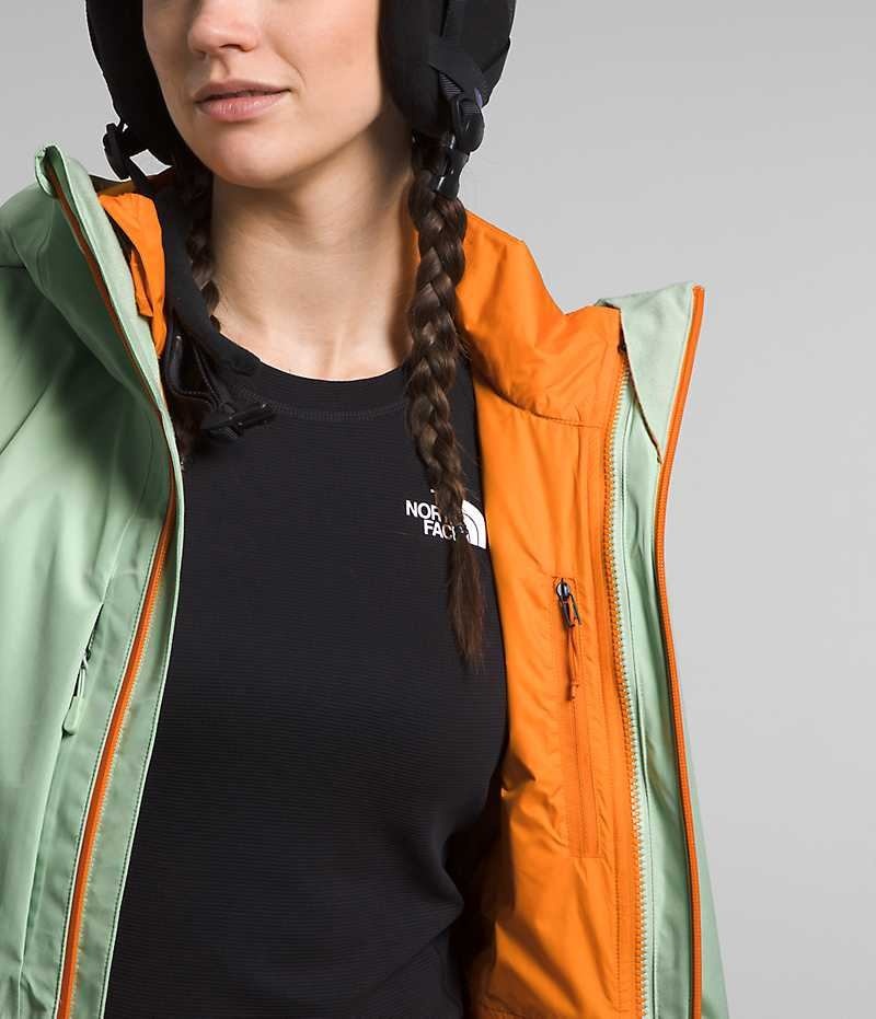 Mint Women's The North Face ThermoBall™ Eco Snow Triclimate® Insulated Jacket | DUBLIN HEVO