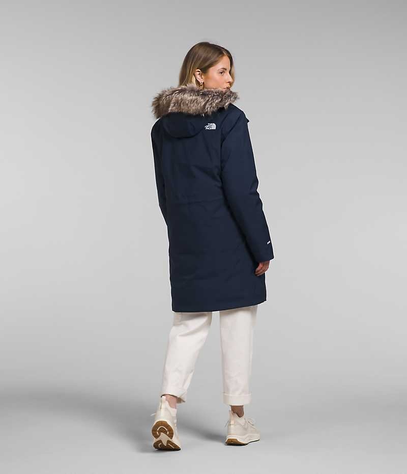 Navy Women's The North Face Arctic Coat | IRELAND TPSC