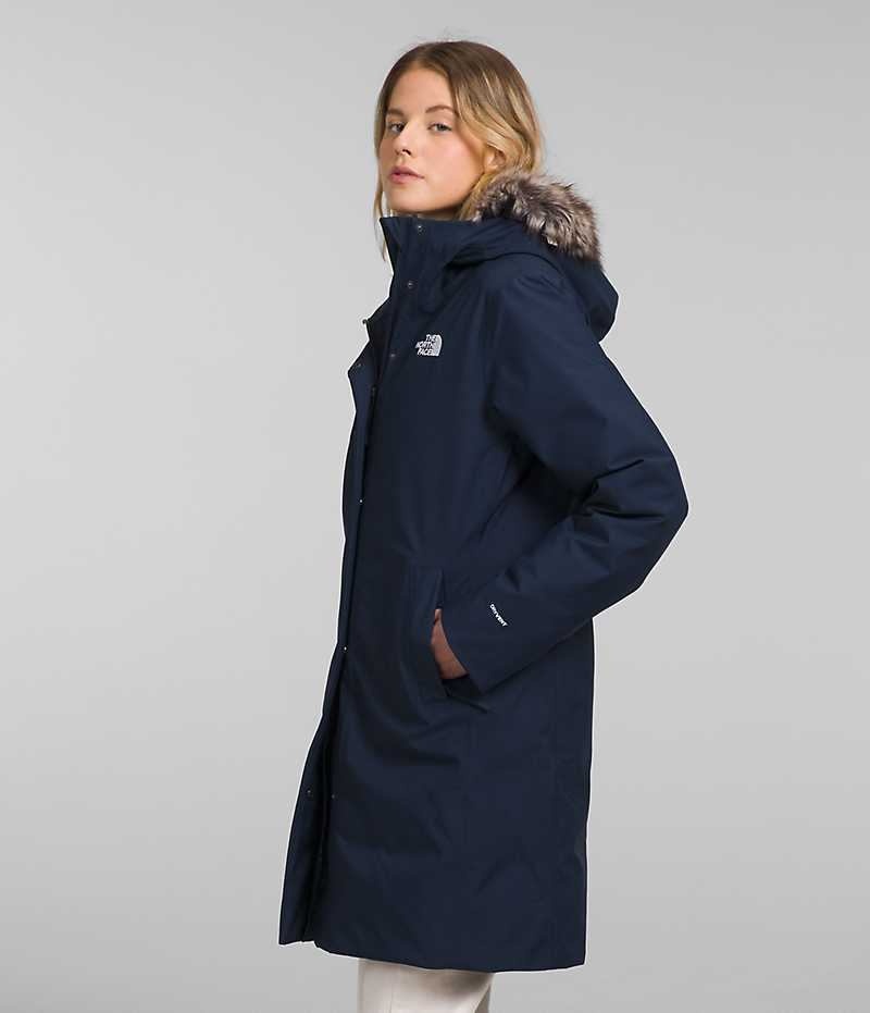 Navy Women's The North Face Arctic Coat | IRELAND TPSC