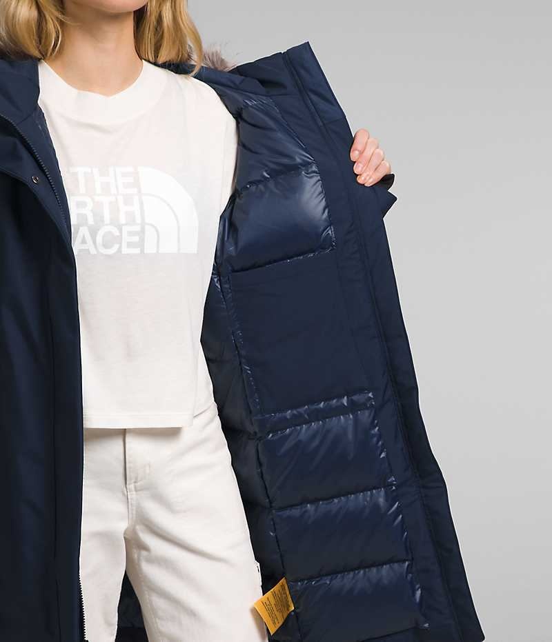 Navy Women's The North Face Arctic Coat | IRELAND TPSC