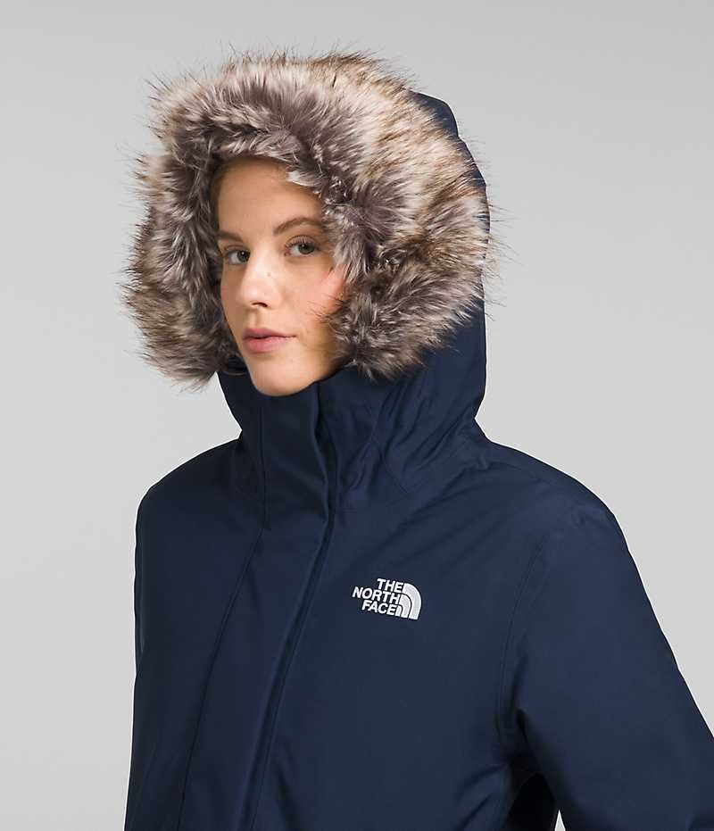 Navy Women's The North Face Arctic Coat | IRELAND TPSC