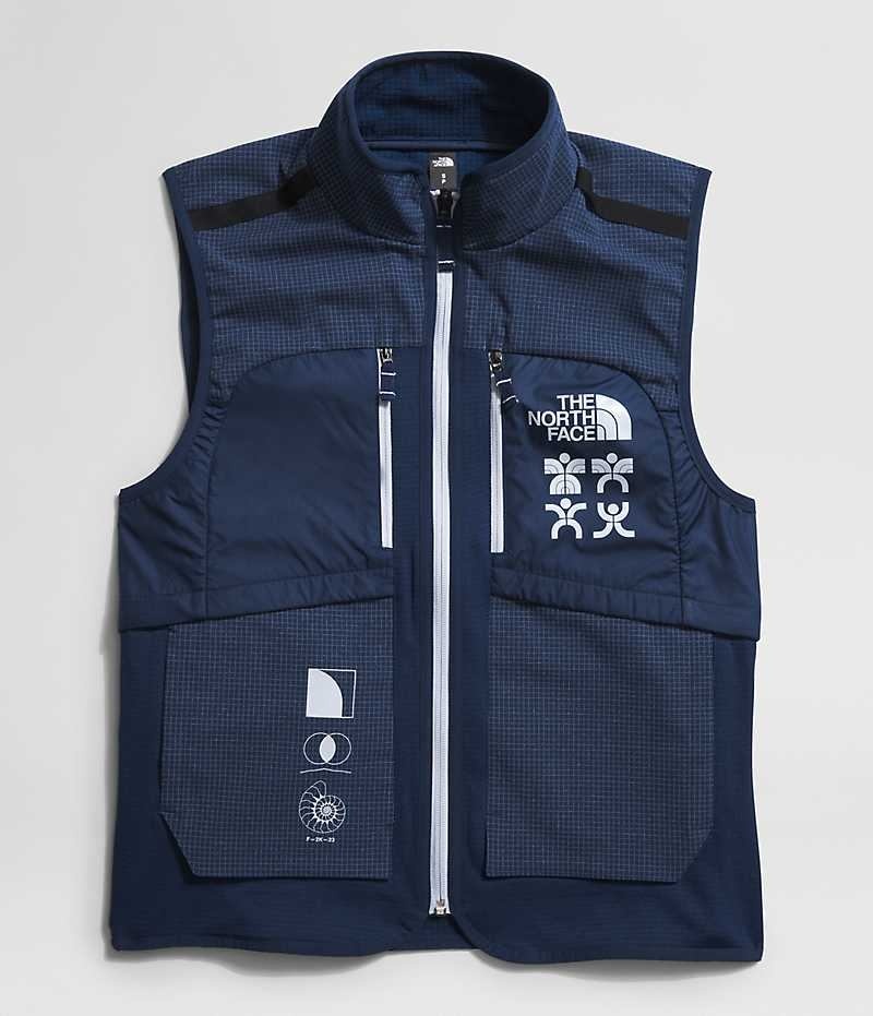 Navy Women's The North Face Trailwear Winter Warm Flash Vest | DUBLIN TONE