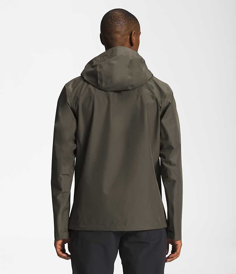 Olive Men's The North Face Dryzzle FUTURELIGHT™ Rain Jacket | DUBLIN ENZW