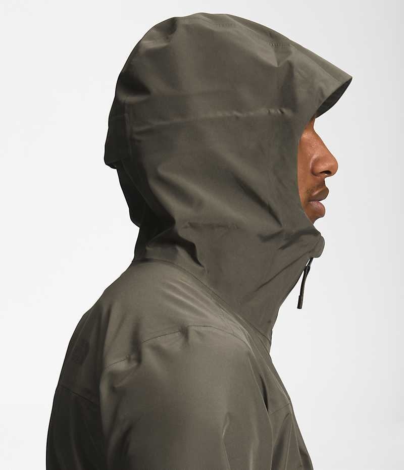 Olive Men's The North Face Dryzzle FUTURELIGHT™ Rain Jacket | DUBLIN ENZW