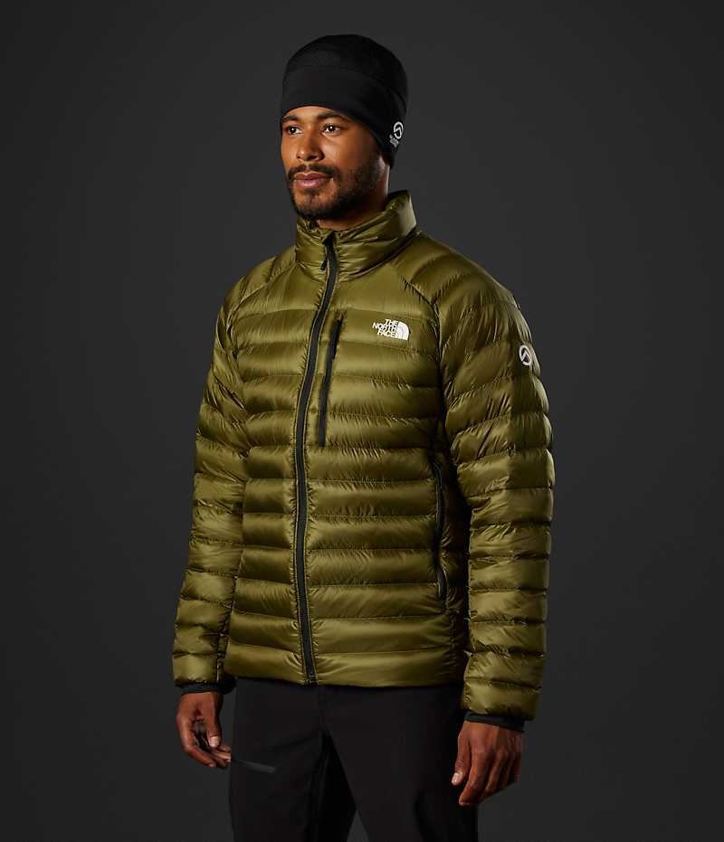 Olive Men's The North Face Summit Breithorn Puffer Jacket | IRELAND LCOA