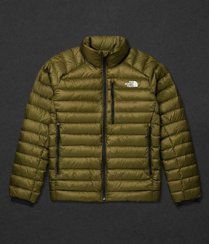 Olive Men's The North Face Summit Breithorn Puffer Jacket | IRELAND LCOA