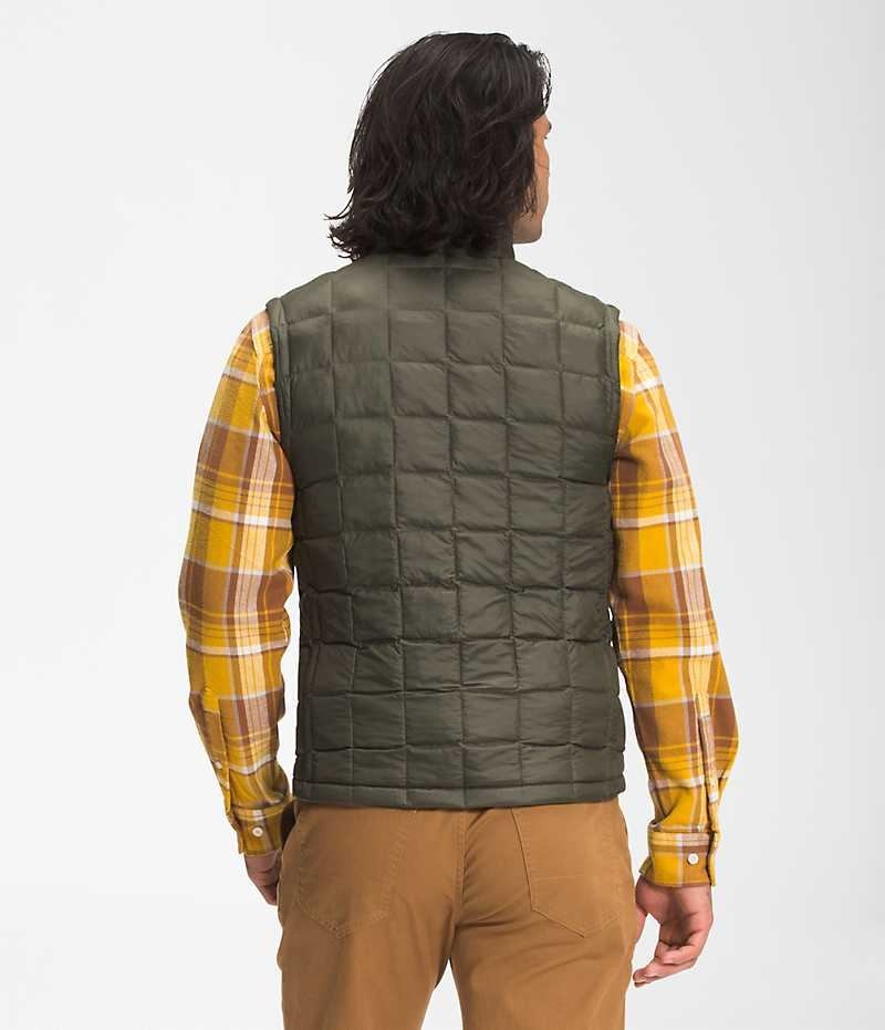 Olive Men's The North Face ThermoBall™ Eco 2.0 Down Vest | DUBLIN BCYG