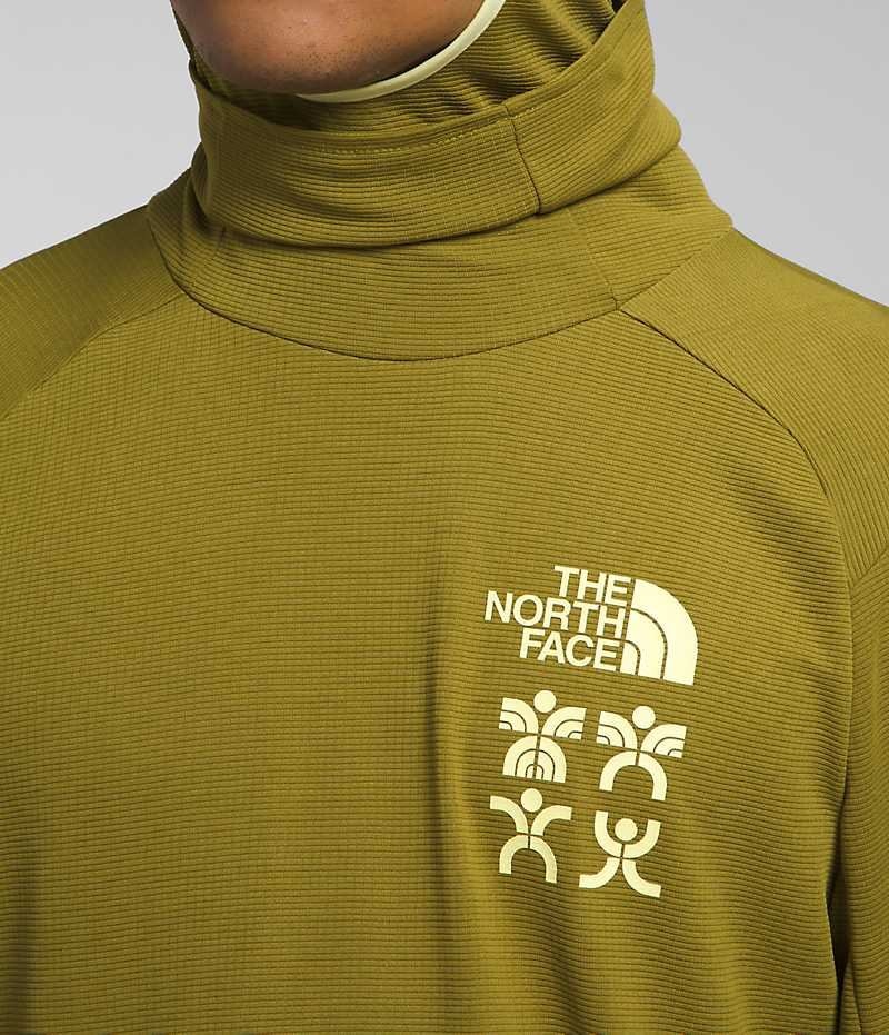 Olive Men's The North Face Trailwear Cerro Alto Hoodie | DUBLIN RZUY