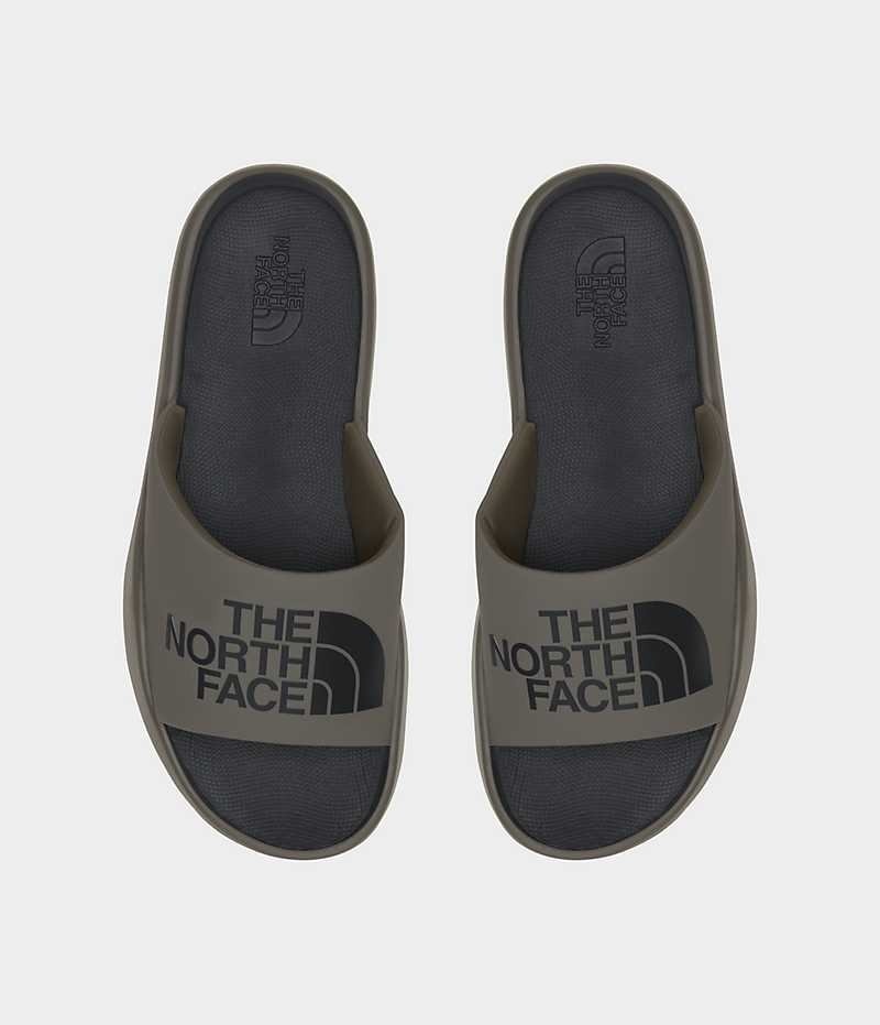 Olive Men's The North Face Triarch Slides | DUBLIN TNYJ