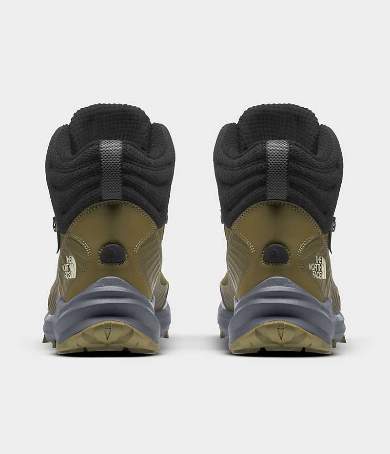 Olive / Black Men's The North Face VECTIV Fastpack Insulated FUTURELIGHT™ Hiking Boots | IRELAND MCPO