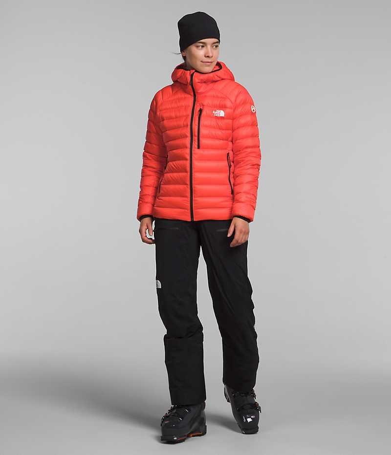 Orange Women's The North Face Summit Series Breithorn Hoodie Puffer Jacket | DUBLIN VKAX