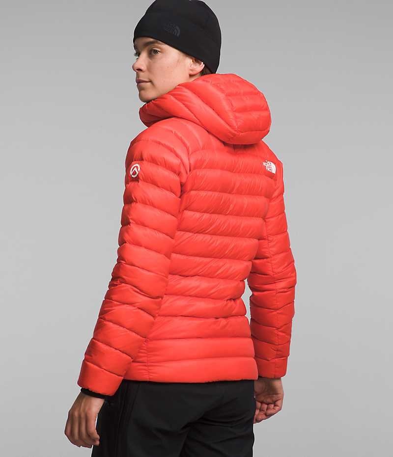 Orange Women's The North Face Summit Series Breithorn Hoodie Puffer Jacket | DUBLIN VKAX