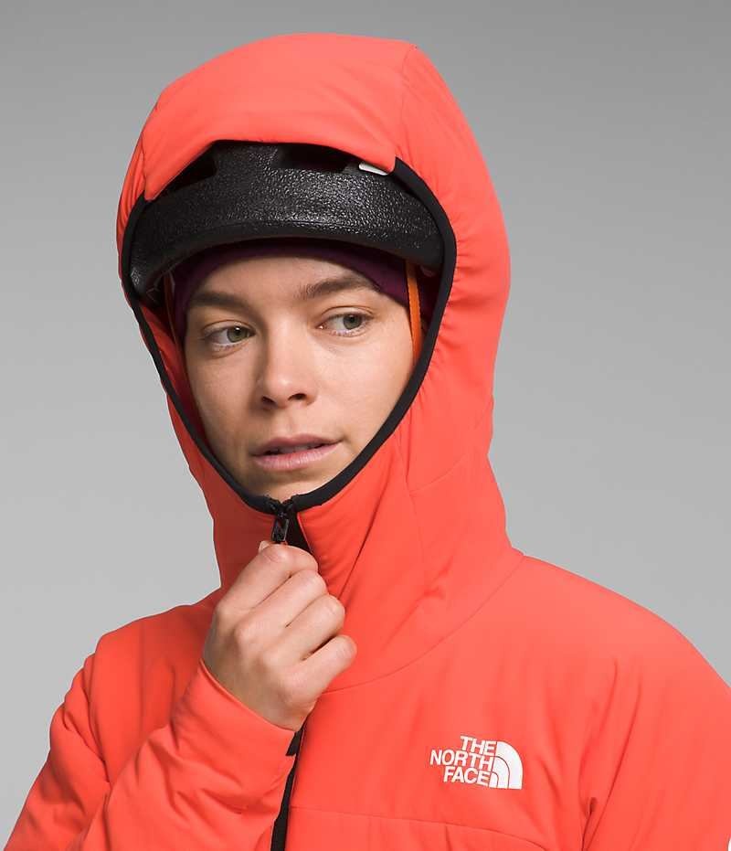 Orange Women's The North Face Summit Series Casaval Hoodie Hybrid Jacket | IRELAND EUWR