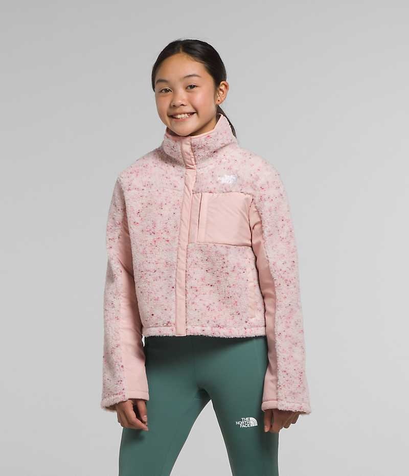 Pink Girls\'\' The North Face Fleece Mashup Fleece Jacket | IRELAND OTBD