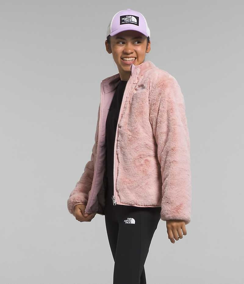 Pink Girls'' The North Face Reversible Mossbud Fleece Jacket | IRELAND AFGP