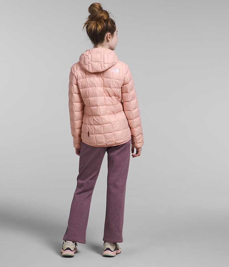 Pink Girls'' The North Face ThermoBall™ Hooded Puffer Jacket | DUBLIN YPIZ