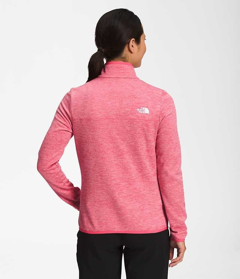 Pink Women's The North Face Canyonlands Full-Zip Fleece Jacket | IRELAND YMCR