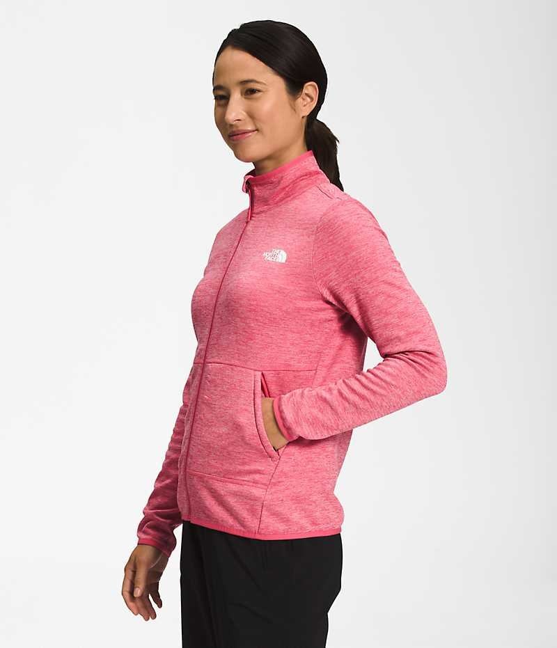 Pink Women's The North Face Canyonlands Full-Zip Fleece Jacket | IRELAND YMCR