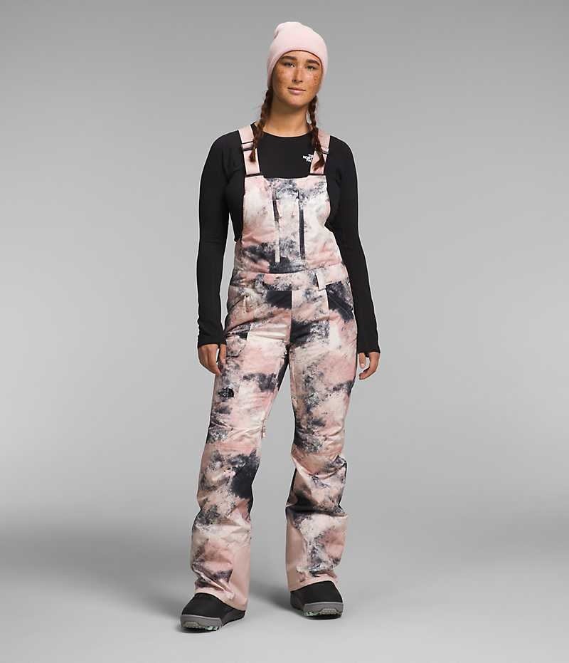 Pink Women\'s The North Face Freedom Insulated Bib Pants | DUBLIN CFXQ