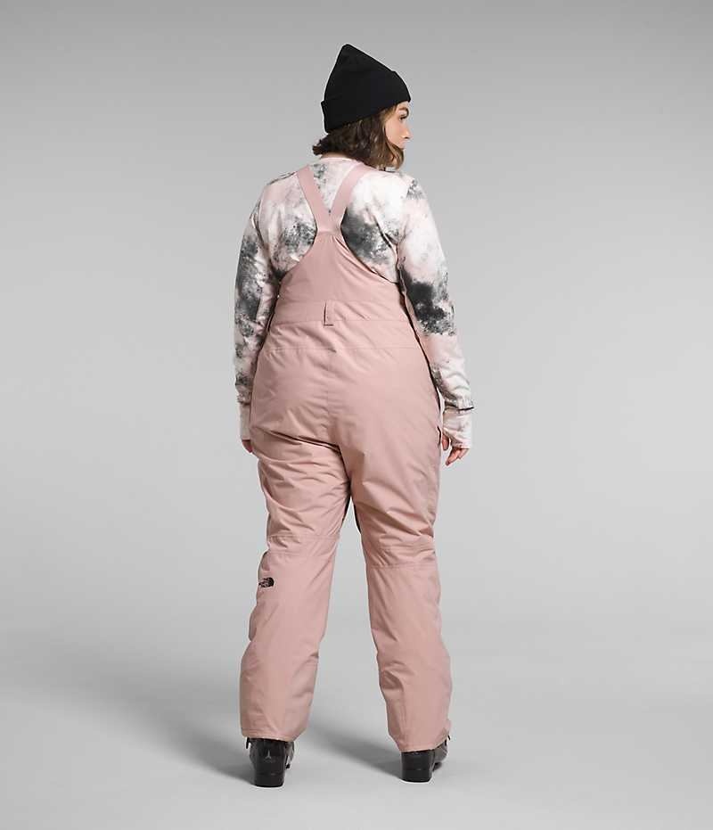 Pink Women's The North Face Plus Freedom Bib Pants | IRELAND JCIE