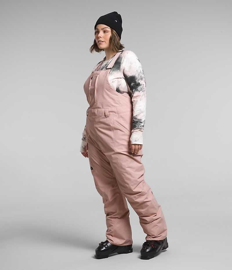 Pink Women's The North Face Plus Freedom Bib Pants | IRELAND JCIE