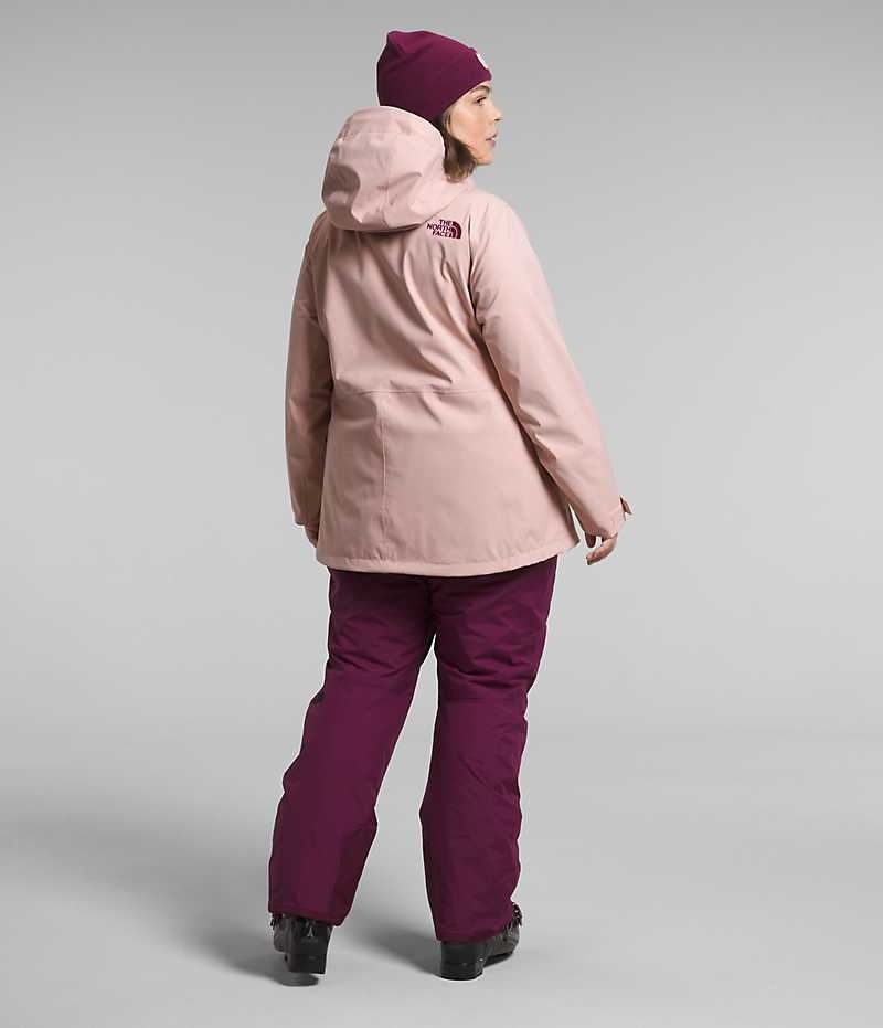 Pink Women's The North Face Plus Freedom Stretch Insulated Jacket | DUBLIN CJDR