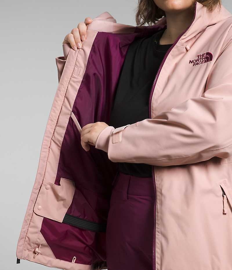 Pink Women's The North Face Plus Freedom Stretch Insulated Jacket | DUBLIN CJDR