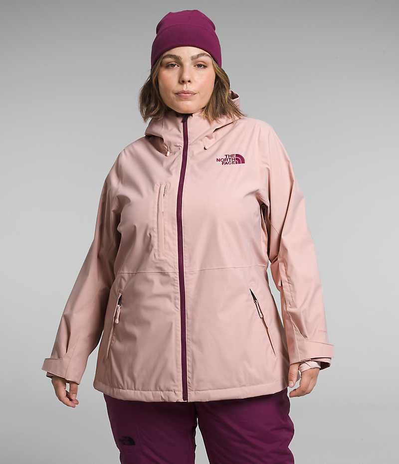 Pink Women\'s The North Face Plus Freedom Stretch Insulated Jacket | DUBLIN CJDR