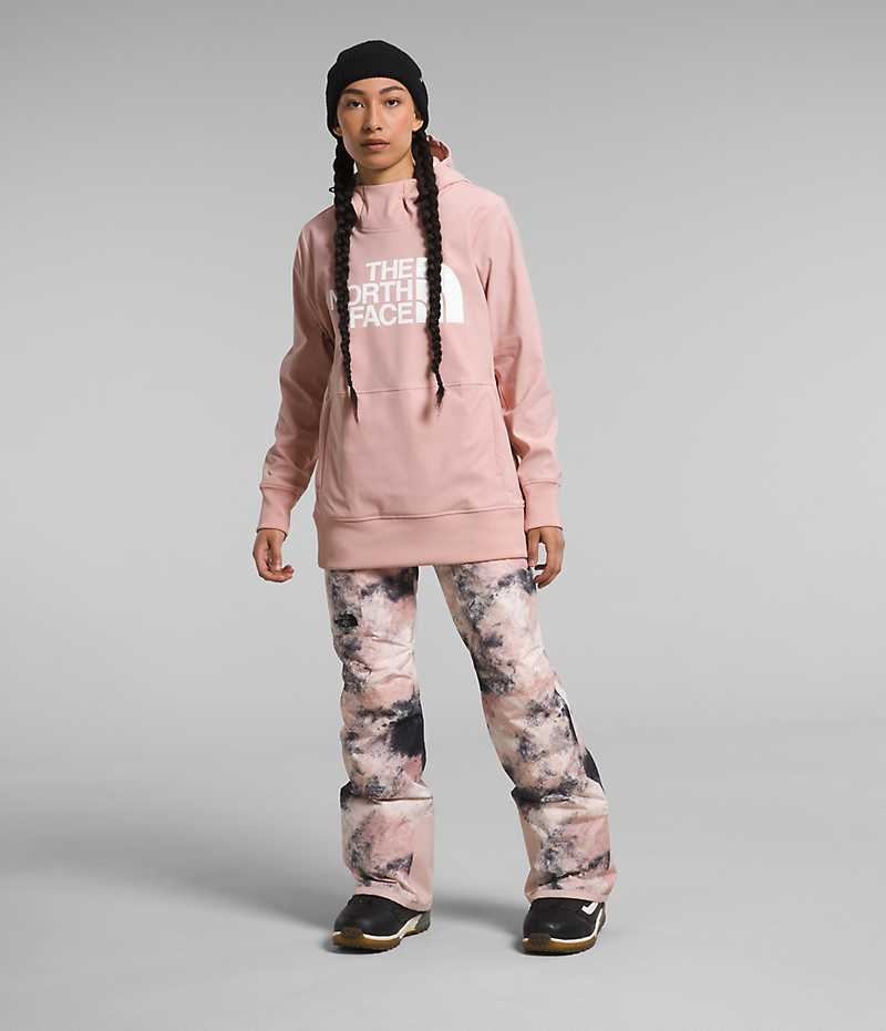 Pink Women's The North Face Tekno Pullover Hoodie | DUBLIN DHZE